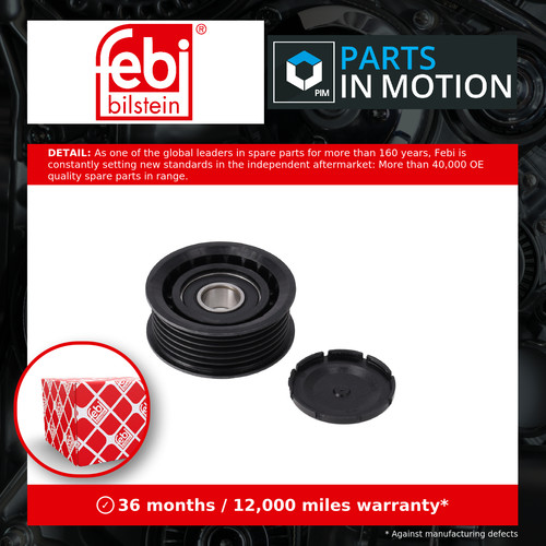 Aux belt idler - belt,