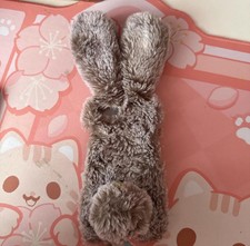 iPhone 4s Apple iPhone Fluffy Bunny Phone Case Grey Fur Phone Case