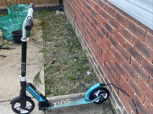 Zinc foldable wheel scooter - zinc, 2-wheel