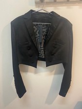 Gareth Pugh Men's black bolero