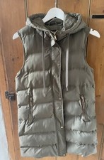 WOMENS ZARA LONG GILET SIZE XS