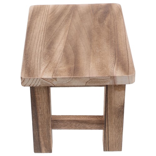 Wooden stool rustic - wooden,