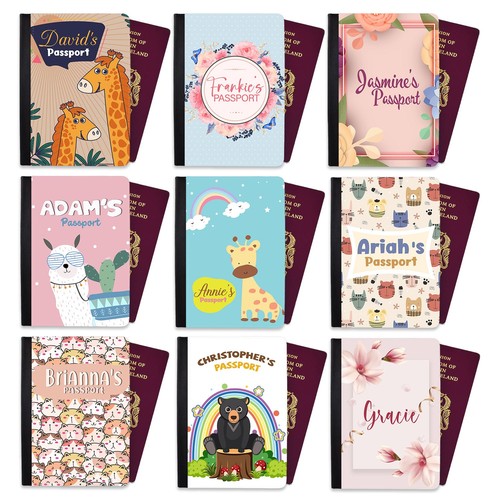 Personalised passport cover - personalised,