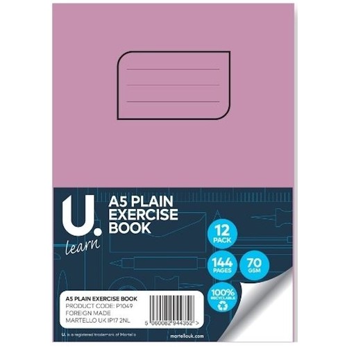 Plain exercise book paper - exercise,