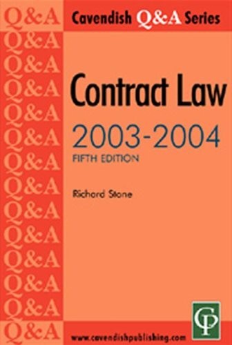 Contract law a - contract, q&a