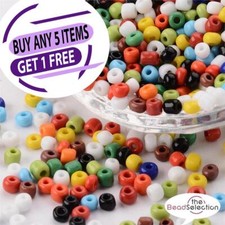 100g OPAQUE GLASS SEED BEADS