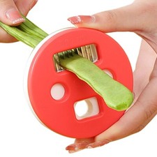 Green String Bean Slicer Stringer Manual Green Bean Vegetable Runner Slicer