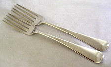 Solid Silver - Pair of OLD ENGLISH TABLE FORKS - Hallmarked:- LONDON 1809