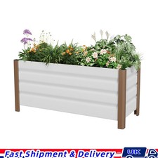 White Aluminum Planter Box