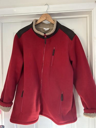 Cotton traders mens red sherpa - cotton,