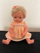 Palitoy Tiny Tears Doll 1970 "Transitional face  Vinyl Baby Doll