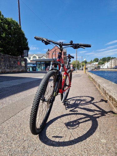 Red jamis mountain bike 5 - red, bike:
