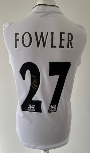 Signed robbie fowler shirt - robbie,