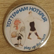 RETRO TOTTENHAM HOTSPUR PIN BADGE