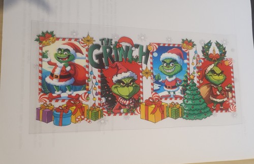 Grinch christmas wrap for cups - grinch,