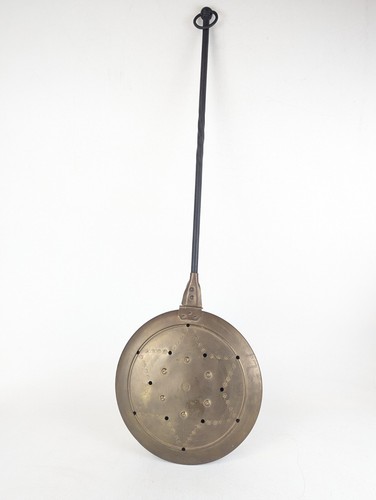 Brass bed warmer - brass, wrought