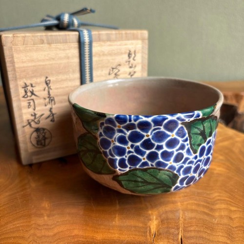 Japanese kenzan style chawan - style,