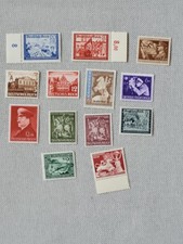 Nazi  Germany - 1930s - 1940s  - Selection of mint hinged stamps.