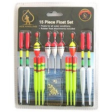 15 pc FISHING ASSORTED FLOAT