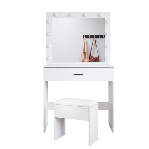 Dressing table white - white, vanity