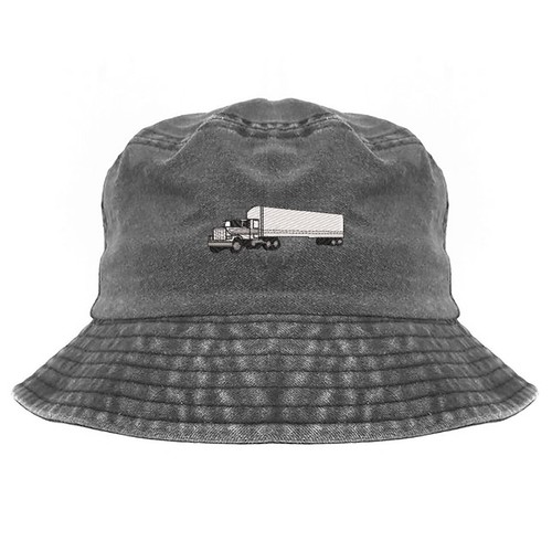 White box truck embroidered