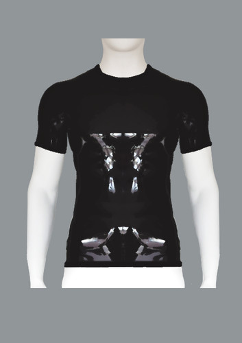 Rubber latex crew neck - rubber,