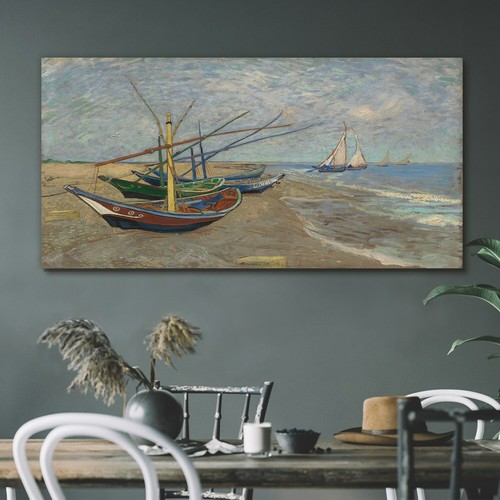 Fishing boats the beach - the,