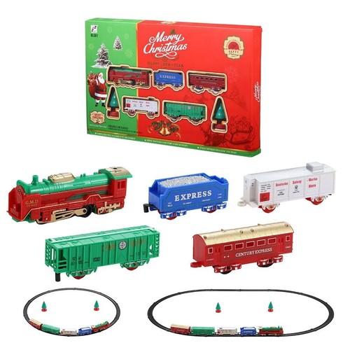 Large christmas train set toys - christmas,