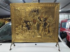 Brass Vintage Fire Guard