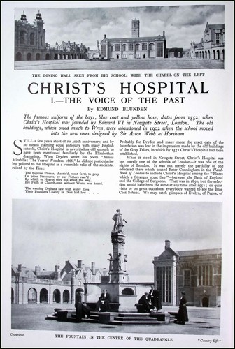 Christ hospital founded - christ's, hospital.