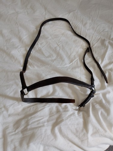 Full size brown leather drop - leather,
