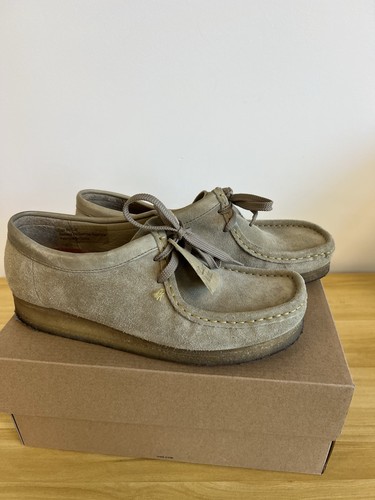Clarks wallabee green suede - wallabee,
