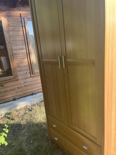 Double wardrobe with shelf - wardrobe,