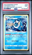PSA 9 Vaporeon Holo 030/185