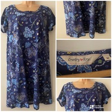 COUNTRY ROSE Dress Sz M Navy