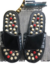 UNISEX/MEN Massage Foot Reflexology Acupuncture slippers  SIZE42/43  8.5/9 UK