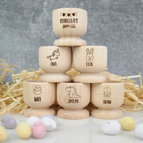 Personalised egg cups hard - personalised,