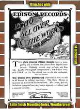 Metal Sign - 1900 Edison