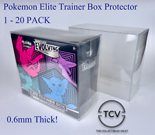 Pokémon Elite Trainer Box ETB Protector Display Case - 0.6mm (1/3/5/10/20 Pack)