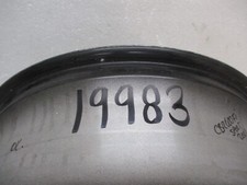 HONDA CBR600 FI SPORT 55S 2001 BLACK REAR WHEEL (19983)