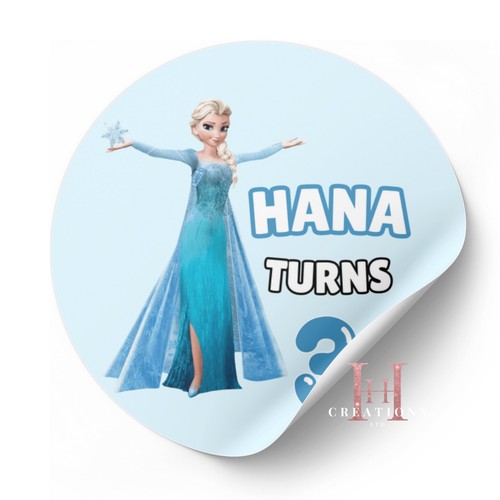 4cm personalised frozen - personalised,