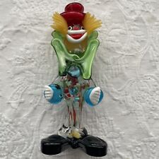  Italian  Art Glass Clown Figurine