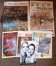 Vintage the times newspaper - vintage,