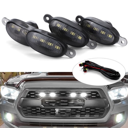 White front grille - 4x,