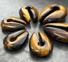 PAIR Tiger Eye Natural Stone