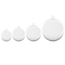 Clear Baubles Empty Fillable