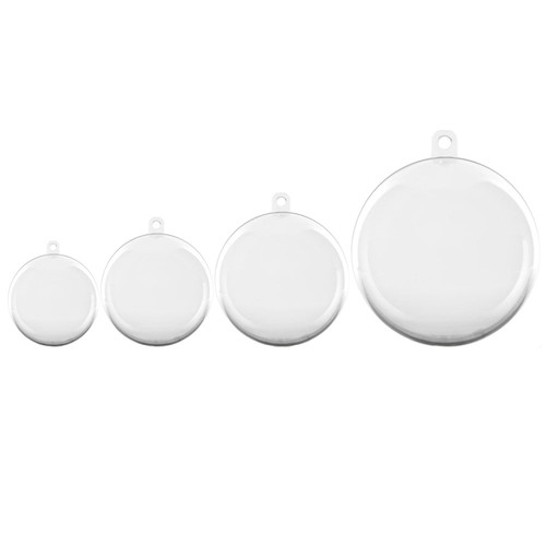 Clear baubles empty - baubles, fillable