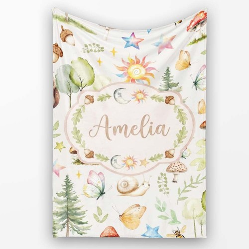 Soft fleece blanket - soft, watercolor