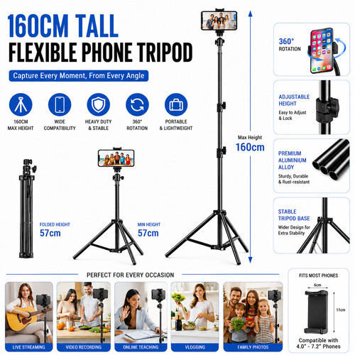 170cm tall flexible - 170cm, phone
