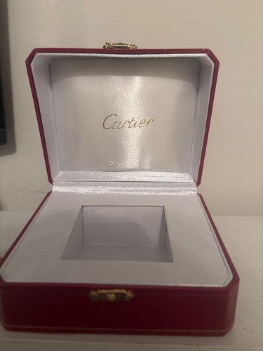 Cartier empty jewellery box - cartier,